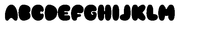 Bread Milk Font UPPERCASE