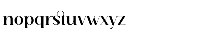 Breadley Serif Black Font LOWERCASE