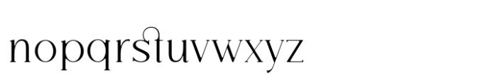 Breadley Serif Light Font LOWERCASE