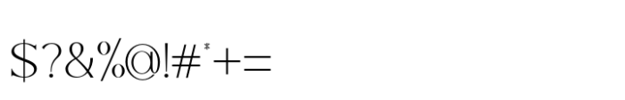 Breadley Serif Thin Font OTHER CHARS