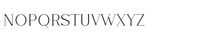 Breadley Serif Thin Font UPPERCASE