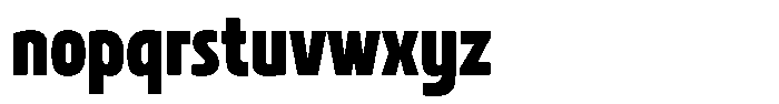 Break Bold Font LOWERCASE