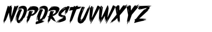 Break Brush Font UPPERCASE