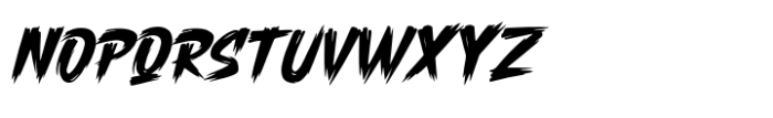 Break Brush Font LOWERCASE