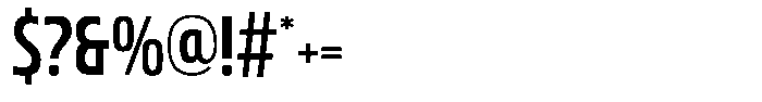 Break Regular Font OTHER CHARS