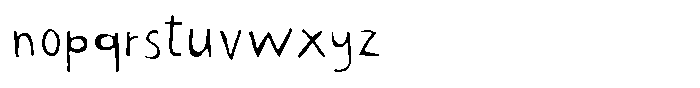 Break of day Inside Font LOWERCASE