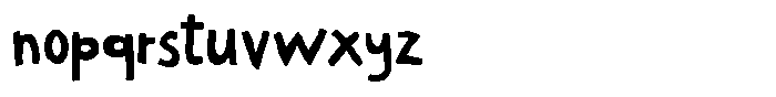 Break of day Regular Font LOWERCASE