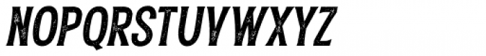Breakdance Reborn Serif Stamp Oblique Font LOWERCASE