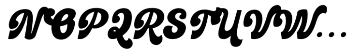 Breaker Rockin  Script Black Font UPPERCASE
