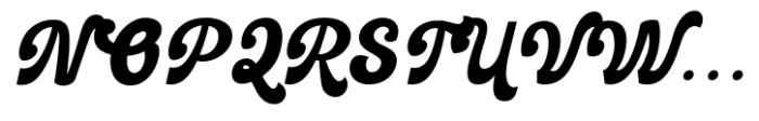 Breaker Rockin  Script Extra Bold Font UPPERCASE