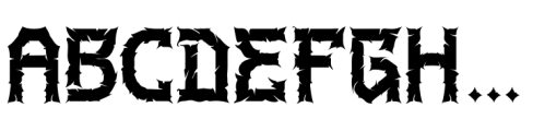 Breakfury Regular Font UPPERCASE