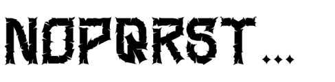 Breakfury Regular Font UPPERCASE