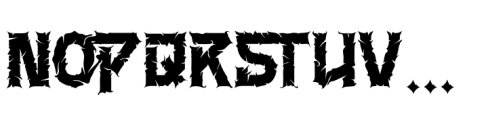 Breakfury Regular Font LOWERCASE