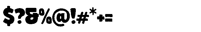 Breakin Regular Font OTHER CHARS