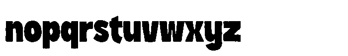 Breakin Regular Font LOWERCASE