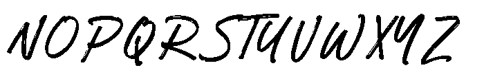 Breakline Signature Font UPPERCASE