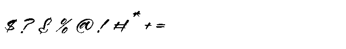Breakup Galaxy Regular Font OTHER CHARS
