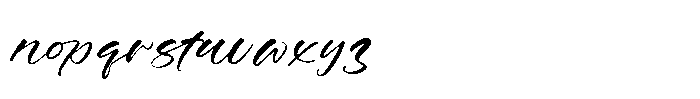 Breakup Galaxy Regular Font LOWERCASE