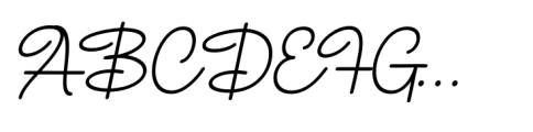 Breathy Signature Regular Font UPPERCASE