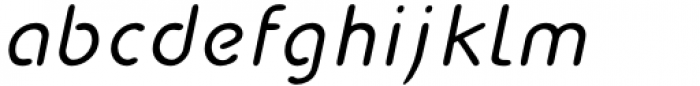 Bredagh Italic Font LOWERCASE