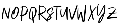 Bredalis Brush Font UPPERCASE