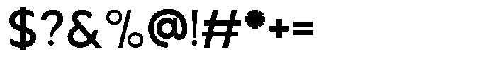 Bredia Font OTHER CHARS