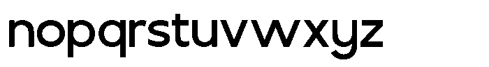 Bredia Font LOWERCASE