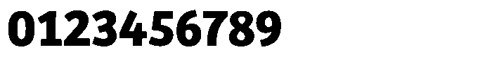 Bree Arabic Bold Font OTHER CHARS