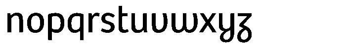 Bree Arabic Book Font LOWERCASE