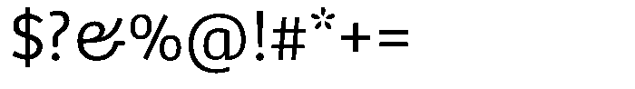 Bree Arabic Light Font OTHER CHARS