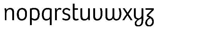 Bree Arabic Light Font LOWERCASE