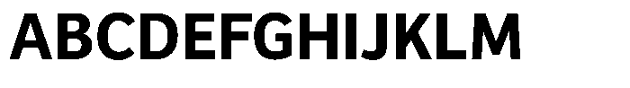 Bree Arabic Semibold Font UPPERCASE