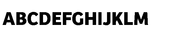 Bree Cyrillic Bold Font UPPERCASE