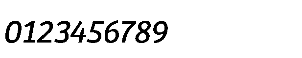 Bree Cyrillic Book Oblique Font OTHER CHARS