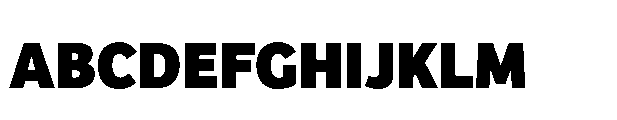 Bree Cyrillic Extrabold Font UPPERCASE