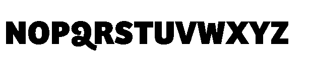 Bree Cyrillic Extrabold Font UPPERCASE