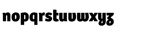 Bree Cyrillic Extrabold Font LOWERCASE
