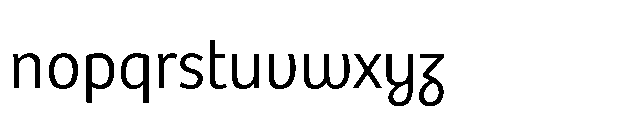 Bree Cyrillic Light Font LOWERCASE