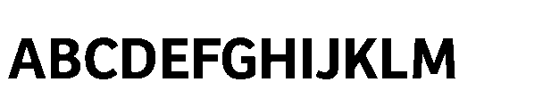 Bree Cyrillic Semibold Font UPPERCASE
