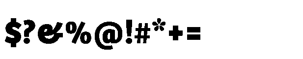 Bree Greek Extrabold Font OTHER CHARS