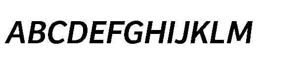 Bree Greek Regular Oblique Font UPPERCASE