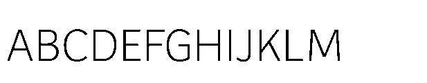Bree Greek Thin Font UPPERCASE