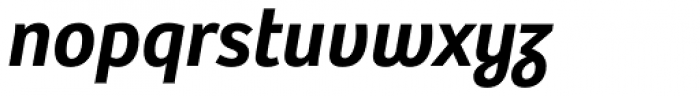 Bree SemiBold Oblique Font LOWERCASE