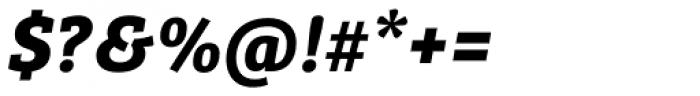 Bree Serif Bold Italic Font OTHER CHARS