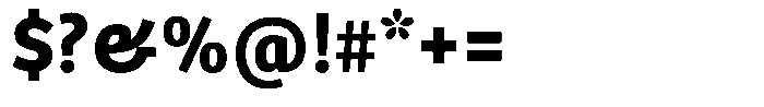 Bree Thai Bold Font OTHER CHARS