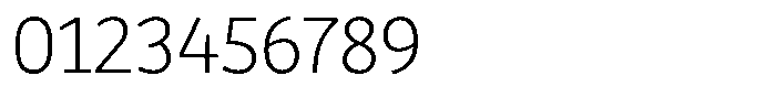 Bree Thai Thin Font OTHER CHARS