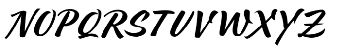 Breesh Regular Font UPPERCASE