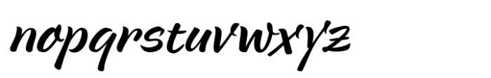 Breesh Regular Font LOWERCASE