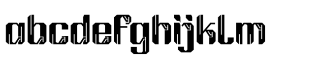 Brekgu Font LOWERCASE