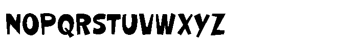 Brency Font UPPERCASE